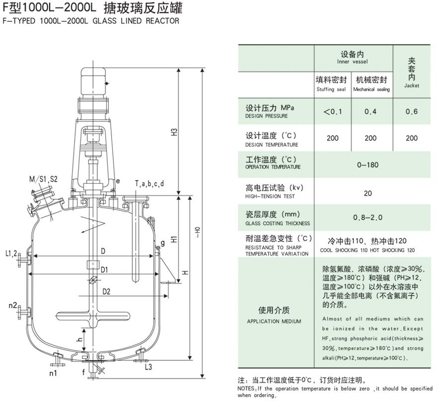 搪瓷反應(yīng)釜外包不銹鋼